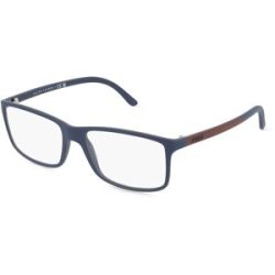 Luxottica Fashion Brillen Vertriebs GmbH Polo Ralph Lauren PH2126 Herren-Brille inkl. Gläser Vollrand Quadratisch Kunststoff-Gestell 55/16/145, Blau