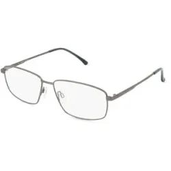 Wenzhou Bada Optical Co. , LTD Fielmann BD 564 CL Herren-Brille inkl. Gläser Vollrand Quadratisch Edelstahl-Gestell 59/15/145, Grau
