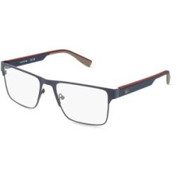 Marchon Germany GmbH Lacoste L2318 Herren-Brille inkl. Gläser Vollrand Eckig Metall-Gestell 55/18/145, Blau