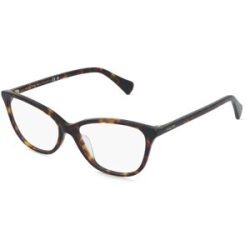 Luxottica Fashion Brillen Vertriebs GmbH Ralph 0RA7190U Damen-Brille inkl. Gläser Vollrand Butterfly Acetat-Gestell 54/15/145, Havanna