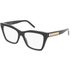 Safilo GmbH Givenchy GV50055I Unisex-Brille inkl. Gläser Vollrand Cat Eye Acetat-Gestell 55/17/145, Schwarz