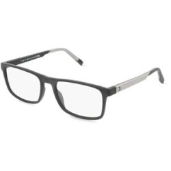 Safilo GmbH Tommy Hilfiger TH 2148 Herren-Brille inkl. Gläser Vollrand Eckig Kunststoff-Gestell 55/18/145, Schwarz