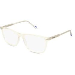 Marchon Germany GmbH Zeiss ZS24541 Unisex-Brille inkl. Gläser Vollrand Quadratisch Acetat-Gestell 56/16/145, Beige