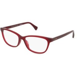 Luxottica Fashion Brillen Vertriebs GmbH Ralph RA7133U Damen-Brille inkl. Gläser Vollrand Quadratisch Acetat-Gestell 55/16/140, Rot