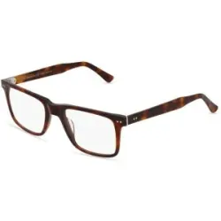 Wenzhou Bada Optical Co. , LTD Fielmann BD 511 CL Herren-Brille inkl. Gläser Vollrand Quadratisch Acetat-Gestell 55/21/145, Havanna