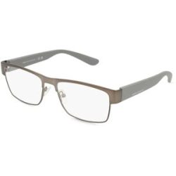 Luxottica Fashion Brillen Vertriebs GmbH Armani Exchange 0AX1065 Herren-Brille inkl. Gläser Vollrand Quadratisch Metall-Gestell 56/17/145, Grau