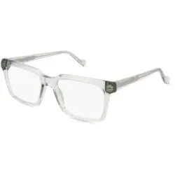 De Lotto s.r.l. Fielmann Elementra EMT 006 RN Herren-Brille inkl. Gläser Vollrand Quadratisch Acetat-Gestell 55/18/145, Grau