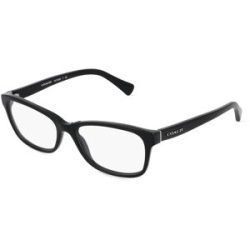 Luxottica Fashion Brillen Vertriebs GmbH Coach HC6089 Damen-Brille inkl. Gläser Vollrand Quadratisch Acetat-Gestell 51/16/135, Schwarz