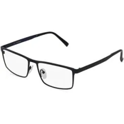 Suncute Industries Co., Ltd. Fielmann MC 535 CL Herren-Brille inkl. Gläser Vollrand Quadratisch Edelstahl-Gestell 56/17/140, Blau