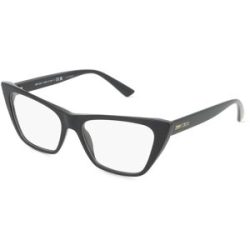 Luxottica Fashion Brillen Vertriebs GmbH Jimmy Choo JC3025 Damen-Brille inkl. Gläser Vollrand Cat Eye Acetat-Gestell 54/16/140, Schwarz