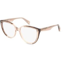 Marchon Germany GmbH Liu Jo LJ2807 Unisex-Brille inkl. Gläser Vollrand Cat Eye Acetat-Gestell 54/16/140, Braun