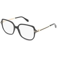 Marchon Germany GmbH Ferragamo SF3012 Damen-Brille inkl. Gläser Vollrand Eckig Acetat-Gestell 53/16/140, Schwarz
