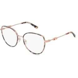 Luxottica Fashion Brillen Vertriebs GmbH Michael Kors MK3066J EMPIRE ROUND Damen-Brille inkl. Gläser Vollrand Cat Eye Metall-Gestell 53/17/140, Pink