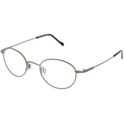 Eschenbach Optik GmbH Titanflex 3666 Herren-Brille inkl. Gläser Vollrand Panto Titan-Gestell 49/21/145, Grau
