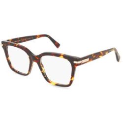 Marchon Germany GmbH Ferragamo SF3009 Damen-Brille inkl. Gläser Vollrand Eckig Acetat-Gestell 52/18/145, Havanna