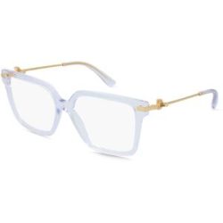 Luxottica Fashion Brillen Vertriebs GmbH Dolce&Gabbana DG3397 Damen-Brille inkl. Gläser Vollrand Quadratisch Acetat-Gestell 56/16/140, Transparent