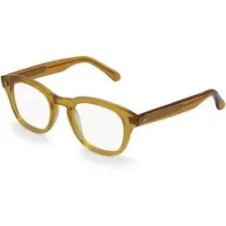 De Lotto s.r.l. Fielmann AB 002 CL Herren-Brille inkl. Gläser Vollrand Quadratisch Acetat-Gestell 51/23/150, Gelb