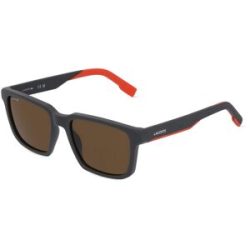 Marchon Germany GmbH Lacoste L999S Herren-Sonnenbrille Vollrand Quadratisch Kunststoff-Gestell, Grau
