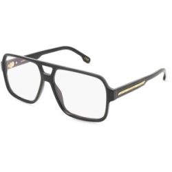 Safilo GmbH Carrera VC16 Herren-Brille inkl. Gläser Vollrand Pilot Acetat-Gestell 58/15/145, Schwarz