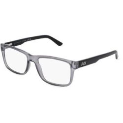 Luxottica Fashion Brillen Vertriebs GmbH Armani Exchange AX3016 Herren-Brille inkl. Gläser Vollrand Quadratisch Acetat-Gestell 53/17/145, Grau