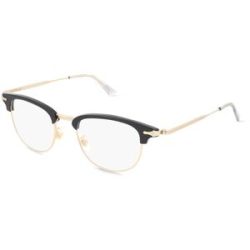 Kering Eyewear Spa Montblanc MB0364O Herren-Brille inkl. Gläser Vollrand Quadratisch Metall-Gestell 49/19/150, Schwarz