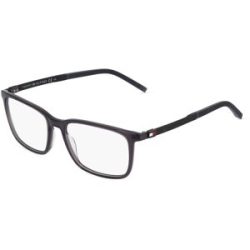 Safilo GmbH Tommy Hilfiger TH1916 Herren-Brille inkl. Gläser Vollrand Quadratisch Acetat-Gestell 55/17/145, Grau