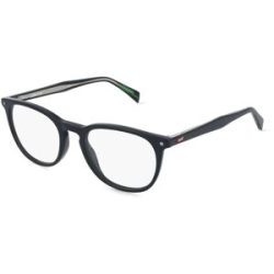 Safilo GmbH Levi?s LV 5096 Herren-Brille inkl. Gläser Vollrand Panto Acetat-Gestell 51/20/145, Schwarz