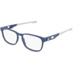 Marcolin Deutschland GmbH Adidas SP5077 Unisex-Brille inkl. Gläser Vollrand Quadratisch Kunststoff-Gestell 54/15/145, Blau