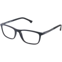 Luxottica Fashion Brillen Vertriebs GmbH Emporio Armani EA3069 Herren-Brille inkl. Gläser Vollrand Quadratisch Kunststoff-Gestell 53/17/140, Schwarz