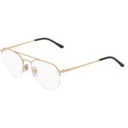 Luxottica Fashion Brillen Vertriebs GmbH Ray-Ban RB 6444 Herren-Brille inkl. Gläser Halbrand Quadratisch Metall-Gestell 51/18/140, Gold