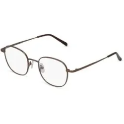 Wenzhou Bada Optical Co. , LTD Fielmann BD 470 CL Unisex-Brille inkl. Gläser Vollrand Quadratisch Edelstahl-Gestell 49/20/140, Braun