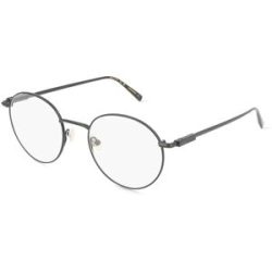 Marchon Germany GmbH Ferragamo SF2229 Unisex-Brille inkl. Gläser Vollrand Rund Metall-Gestell 50/20/145, Schwarz