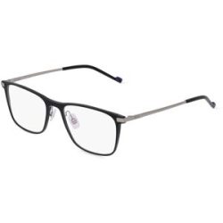 Marchon Germany GmbH Zeiss ZS23127 Unisex-Brille inkl. Gläser Vollrand Quadratisch Metall-Gestell 55/19/145, Schwarz