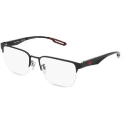 Luxottica Fashion Brillen Vertriebs GmbH Emporio Armani EA1137 Herren-Brille inkl. Gläser Halbrand Quadratisch Metall-Gestell 56/18/145, Schwarz