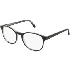Luxottica Fashion Brillen Vertriebs GmbH Ray-Ban 0RX5417 Unisex-Brille inkl. Gläser Vollrand Panto Acetat-Gestell 52/19/145, Grau