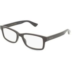 Kering Eyewear Spa Gucci GG1717O Unisex-Brille inkl. Gläser Vollrand Quadratisch Kunststoff-Gestell 54/19/145, Grau