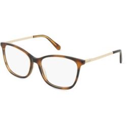 Safilo GmbH Moschino MOL622 Damen-Brille inkl. Gläser Vollrand Quadratisch Acetat-Gestell 54/16/140, Havanna