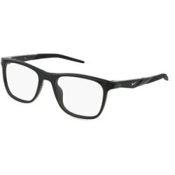 Marchon Germany GmbH Nike 7056 Unisex-Brille inkl. Gläser Vollrand Quadratisch Acetat-Gestell 53/20/145, Schwarz