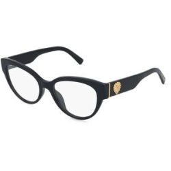 Luxottica Fashion Brillen Vertriebs GmbH Dolce&Gabbana DG3440 Damen-Brille inkl. Gläser Vollrand Cat Eye Acetat-Gestell 54/18/145, Schwarz
