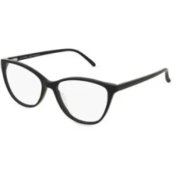 Wenzhou Lanson International Co., Ltd. Fielmann LN 069 FLEX FA DANIELLE Damen-Brille inkl. Gläser Vollrand Butterfly Acetat-Gestell 55/16/145, Schwarz