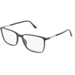 Marchon Germany GmbH Calvin Klein CK22508 Unisex-Brille inkl. Gläser Vollrand Quadratisch Kunststoff-Gestell 55/16/145, Schwarz
