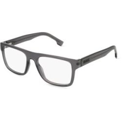 Safilo GmbH Boss 1652 Herren-Brille inkl. Gläser Vollrand Quadratisch Kunststoff-Gestell 53/18/145, Grau