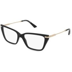 Luxottica Fashion Brillen Vertriebs GmbH Jimmy Choo 0JC3002B Damen-Brille inkl. Gläser Vollrand Cat Eye Acetat-Gestell 55/17/140, Schwarz