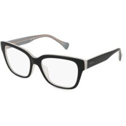 Luxottica Fashion Brillen Vertriebs GmbH Ralph 0RA7162U Damen-Brille inkl. Gläser Vollrand Quadratisch Acetat-Gestell 53/17/145, Schwarz