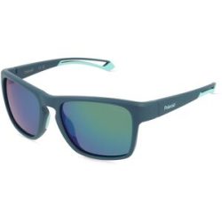Safilo GmbH Polaroid PLD 7052/S Herren-Sonnenbrille Vollrand Quadratisch Kunststoff-Gestell, Grau