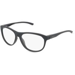 Safilo GmbH Smith UPLIFT Damen-Brille inkl. Gläser Vollrand Rund Kunststoff-Gestell 56/16/135, Schwarz