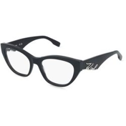 Marchon Germany GmbH Karl Lagerfeld KL6189 N Damen-Brille inkl. Gläser Vollrand Cat Eye Acetat-Gestell 54/18/140, Schwarz