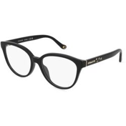 Luxottica Fashion Brillen Vertriebs GmbH Coach 0HC6234U Damen-Brille inkl. Gläser Vollrand Quadratisch Acetat-Gestell 53/17/140, Schwarz