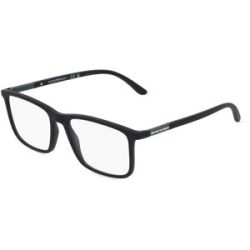 Luxottica Fashion Brillen Vertriebs GmbH Emporio Armani EA3181 Herren-Brille inkl. Gläser Vollrand Quadratisch Kunststoff-Gestell 54/18/145, Schwarz