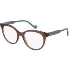 Marchon Germany GmbH Liu Jo LJ2787 Unisex-Brille inkl. Gläser Vollrand Rund Acetat-Gestell 51/18/140, Braun